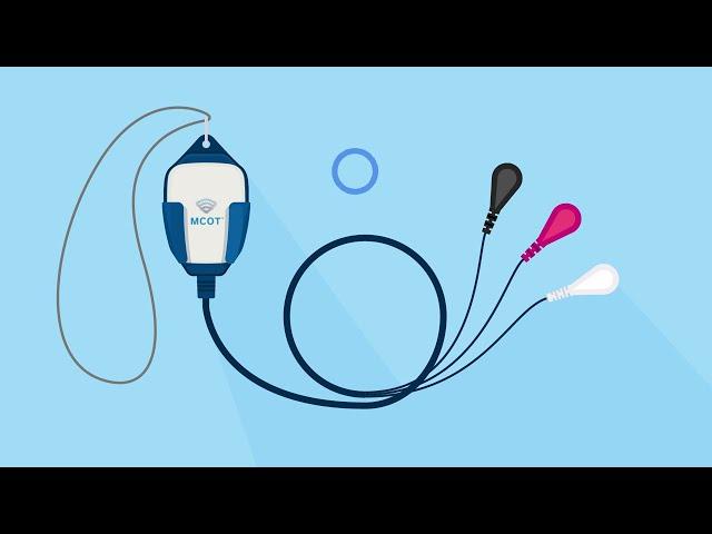 Philips Mobile Cardiac Telemetry – MCOT Lead wire adapter patient education video