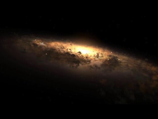 3D animation of the Milky Way from Hubble