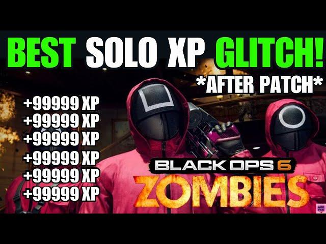 NEW SOLO UNLIMITED XP GLITCH AFTER PATCH! (UNLIMITED EVERYTHING GLITCH) BEST BO6 ZOMBIES GLITCH!