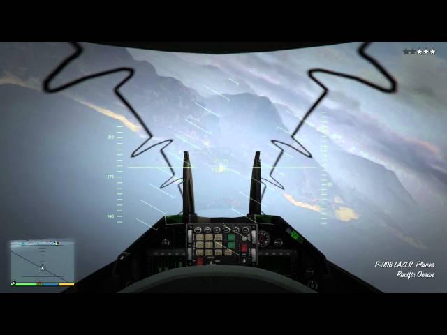GTA 5 Next-Gen (PS4) - P-996 Lazer Jet (F-16 Fighting Falcon)