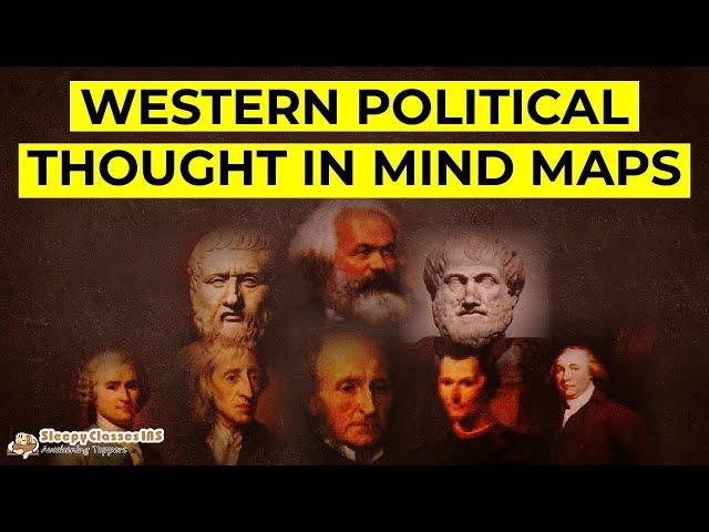 Entire Western Political Thought summary | PSIR | WPT mindmaps