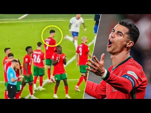 The shocking attitude of CR7 after Portugal's elimination