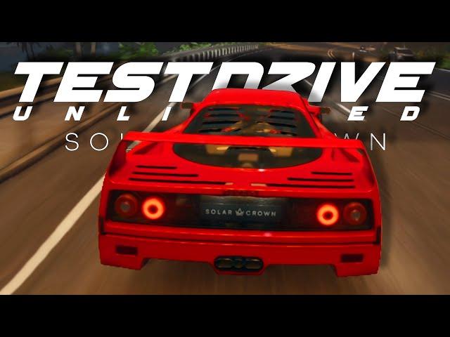 PROBEFAHRT IM FERRARI F40! - TEST DRIVE UNLIMITED SOLAR CROWN Part 10 / Lets Play TDU