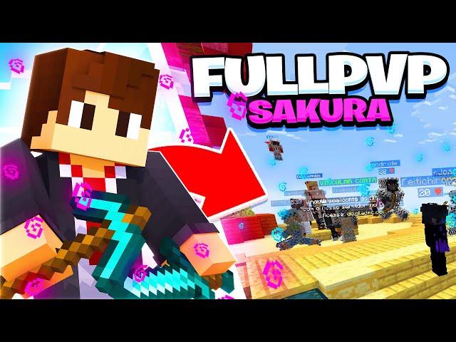 NOVO SERVIDOR DE FULL PVP RANKUP SAKURA - GLADMC