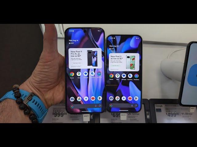 Google Pixel 9 Pro Vs. 9 Pro XL Sizing