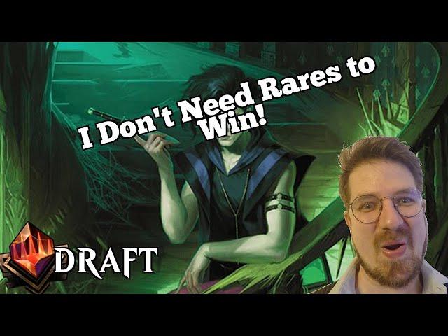 I Don't Need Rares to Win! | Duskmourn Draft | MTG Arena