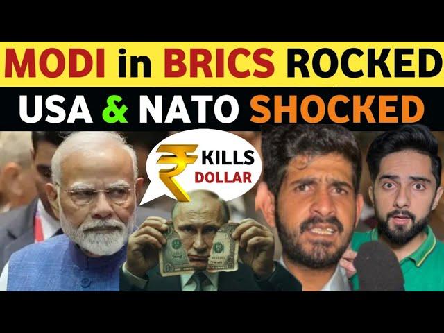 MODI & PUTIN ANNOUNCED INDIAN RUPEE AS BRICS CURRENCY? | PAKISTANI PUBLIC REACTION ON INDIA, REAL TV