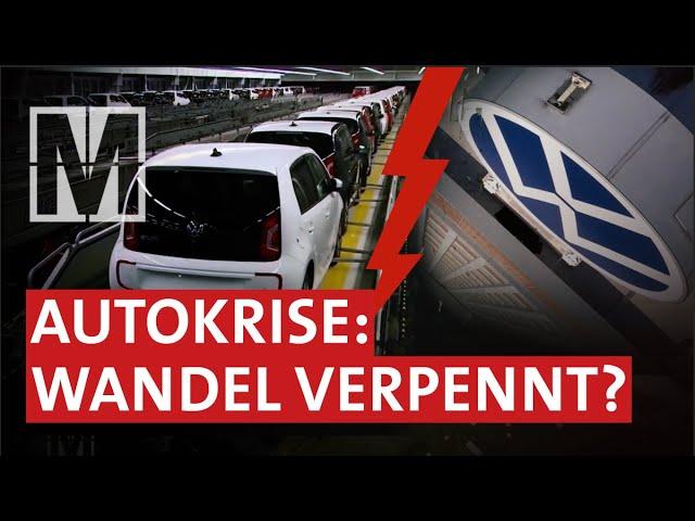 Hausgemachte Automobilkrise: Wandel verpennt? - MONITOR