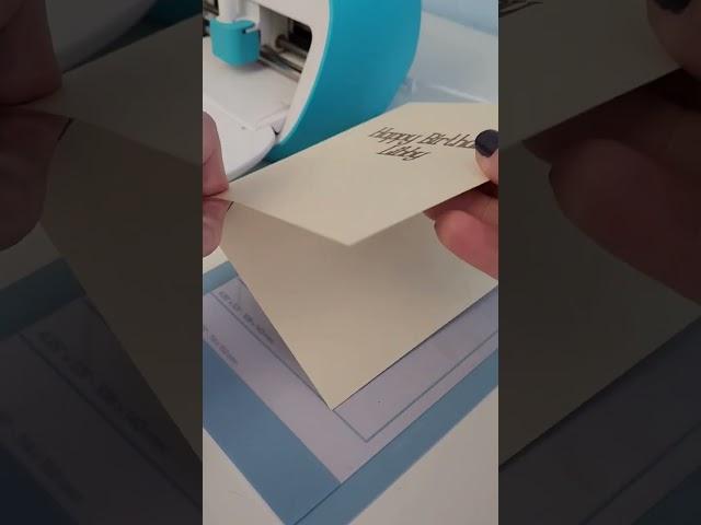 Cricut custom insert cards, a new feature that makes the process so easy #cricutjoy #cardmaking