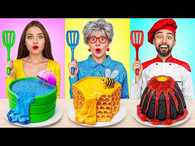 Me vs Grandma Cooking Challenge | Amazing Kitchen Hacks by X-Challenge