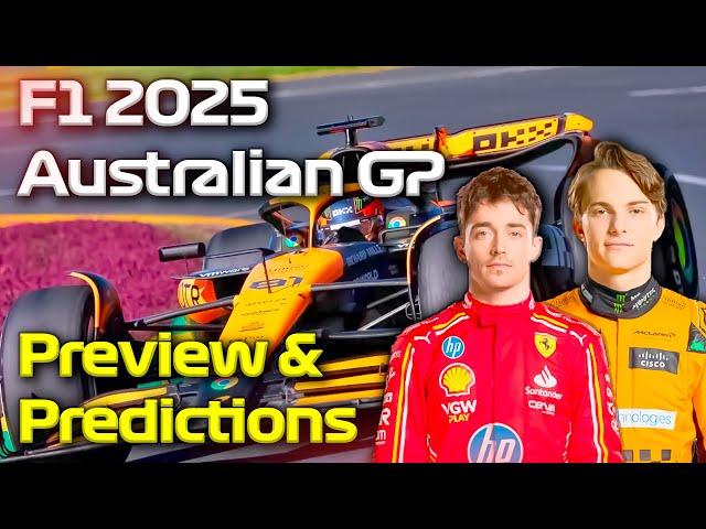 F1 2025 Australian GP Preview & Predictions