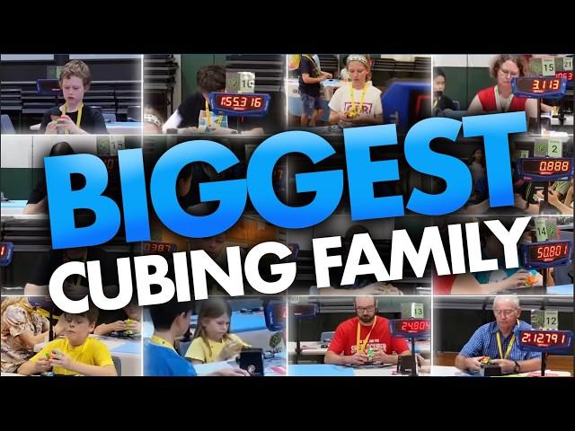 My Family Proves that Cubing is for… EVERYONE! [Cube Comp Vlog ]