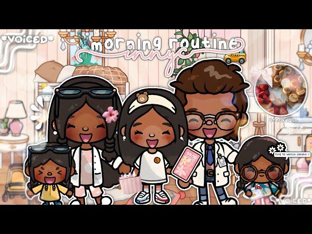 Rainy aesthetic morning routine in *NYC* !!️|*VOICED* |Toca Life World | It’s me Annie