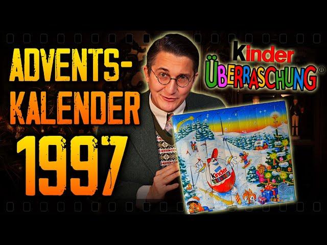 Ich öffne einen Ü-Ei Adventskalender von 1997 / Kinder Überraschung