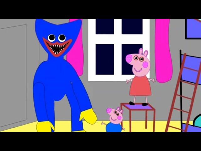 huggy wuggy & peppa pig | PEPPA PIG PARODY CLUB