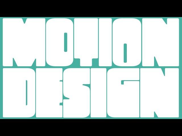 Motion Design Reel