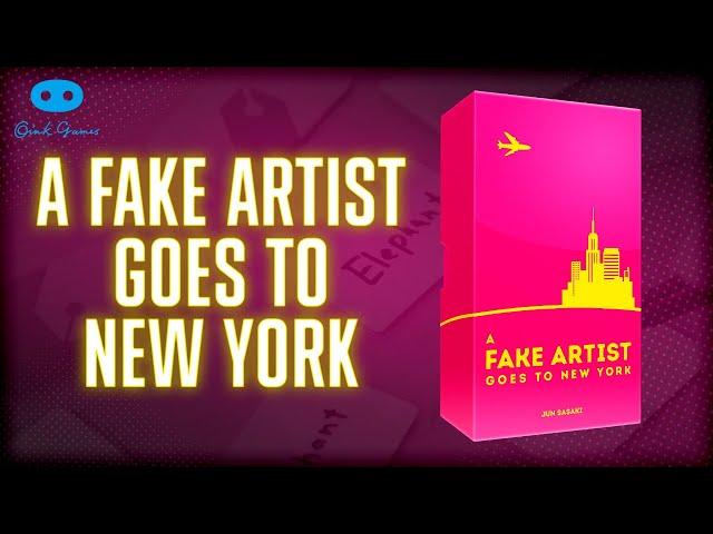 Серия OINK Games | Играем в настольную игру A Fake Artist Goes to New York