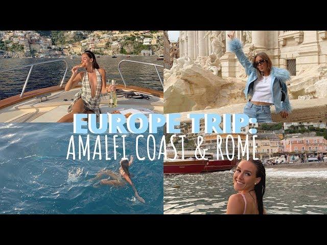 EUROPE TRIP EP. 3: AMALFI COAST + ROME! | Emma Rose