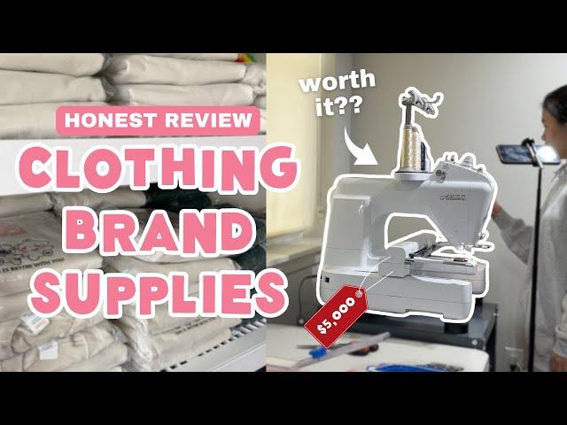 Regrets after spending thousands on my small business? | clothing brand supplies 2024, embroidery