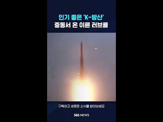 인기 좋은 'K-방산'…중동서 온 이른 러브콜 #shorts