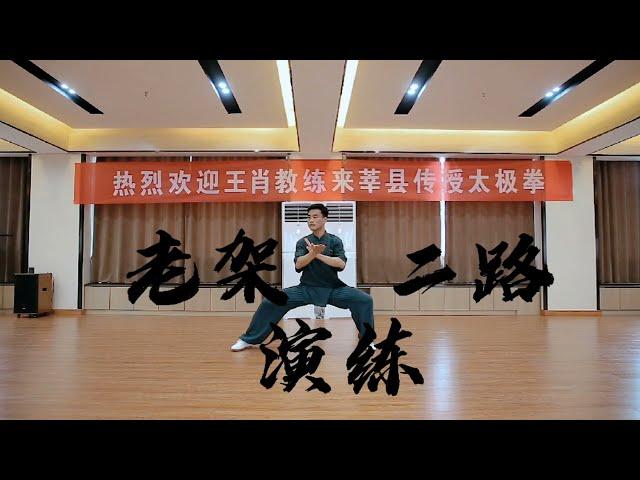 陈氏太极拳老架二路演练 Tai Chi routine drill– Chen style Old Frame, number two.