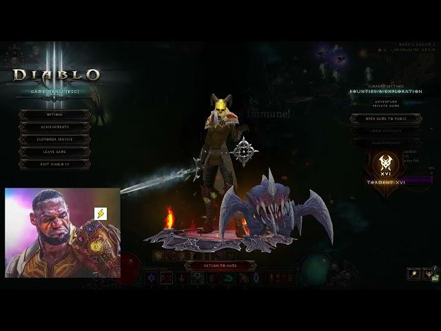 Diablo 3 Hardcore S28 LOD nova necro rank 1