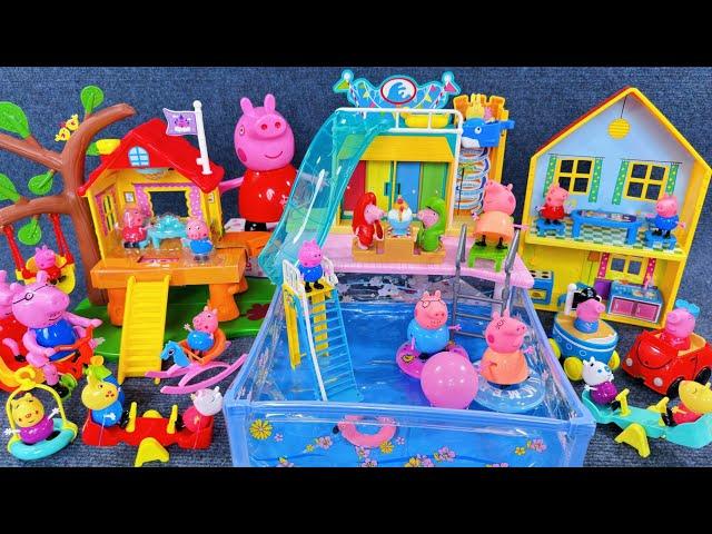 13 Minutes Satisfying with Unboxing Cute Peppa Pig Swimming Pool Toys Collection ASMR | Review Toys