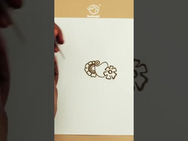 Arabic Mehndi Design for Front Hand Easy DIY #mehndi #mehndidesign