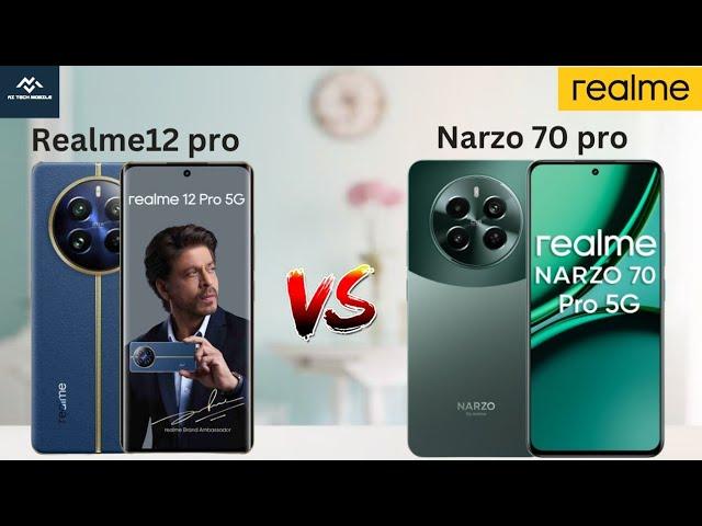 Realme 12 pro 5G vs Narzo 70 pro 5G comparison Full Review #realme12pro #narzo70pro #realme12plus5g