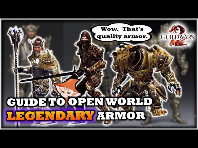 How to Make Open World Legendary Armor in Guild Wars 2 (Obsidian Armor Guide)