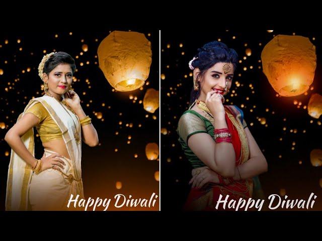 Girls Diwali Photo Editing || PicsArt Diwali Photo Editing Tutorial || Diwali Special