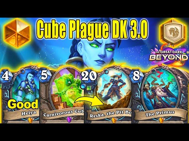 NEW Cube Plague DK 3.0 Deck Is CRAZY Strong To Craft At Perils in Paradise Mini-Set | Hearthstone