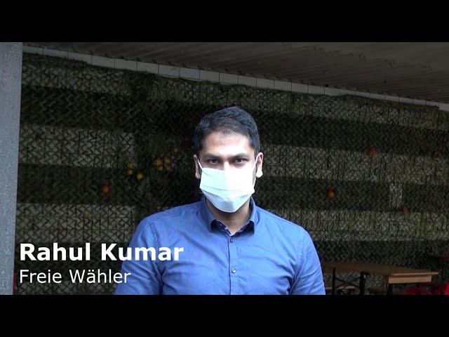 5.000 Masken Spende | Rahul Kumar | Stützende Hände | Frankfurt am Main | Freie Wähler