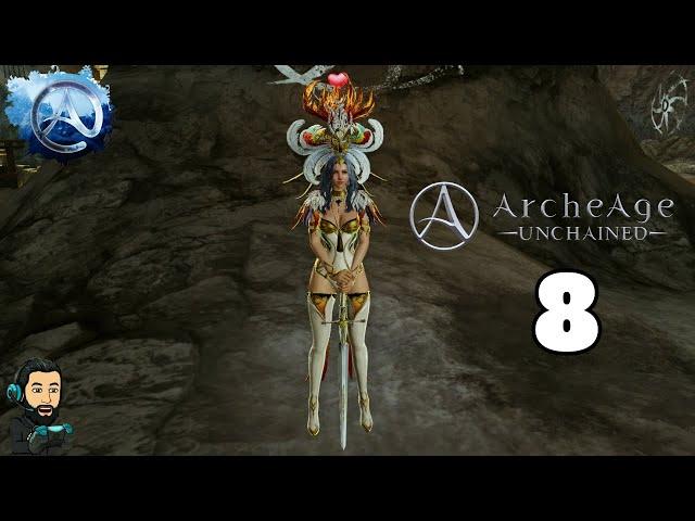 ARCHEAGE UNCHAINED Gameplay - DAHUTA FS Server - Leveling DARKRUNNER - Part 8 [no commentary]