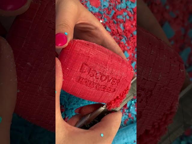 ASMR cutting soap cubes #satisfying #oddlysatisfying #soap