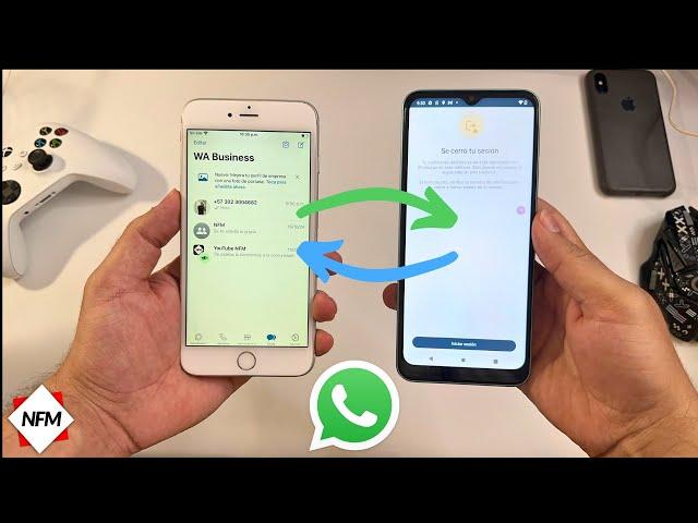 Pasar WhatsApp de Android a iPhone | Diciembre 2024 | Sin restablecer los valores de fábrica