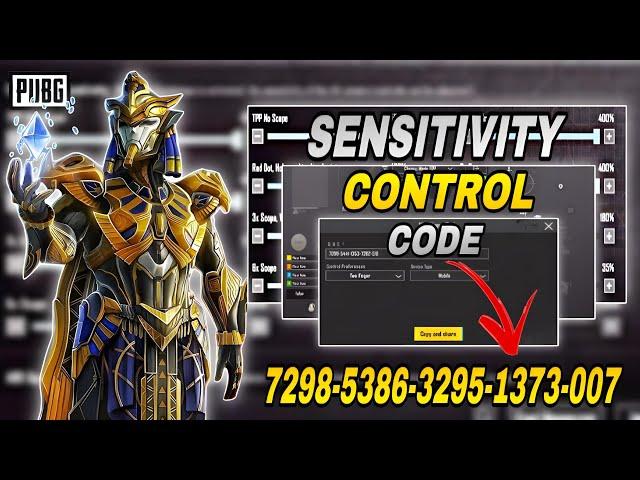 PUBG Best sensitivity settings 2024 | Best bgmi sensitivity code for android 2024 | bgmi sensi code