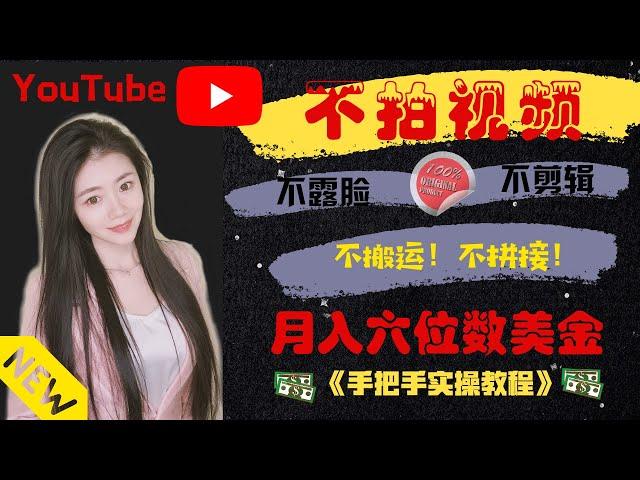 YouTube赚钱2020|不拍视频不露脸在YouTube赚钱？月入六位数美金？超简单制作方法+超强大变现思路，手把手带你完成所有操作！「Na么赚」