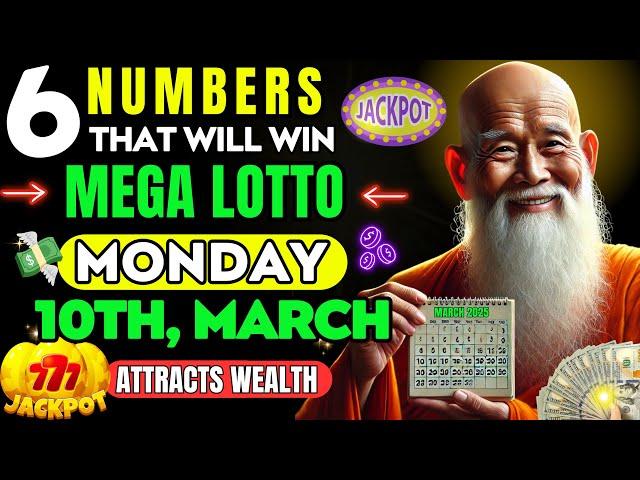 6 Lucky Numbers to FOCUS and GET RICH on NEW MOON 10TH, MARCH 2025! Buddhist Teachings