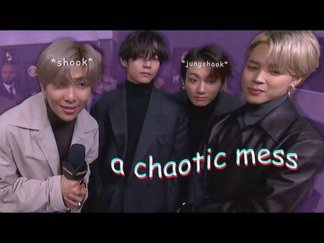 BTS being chaotic as always in America