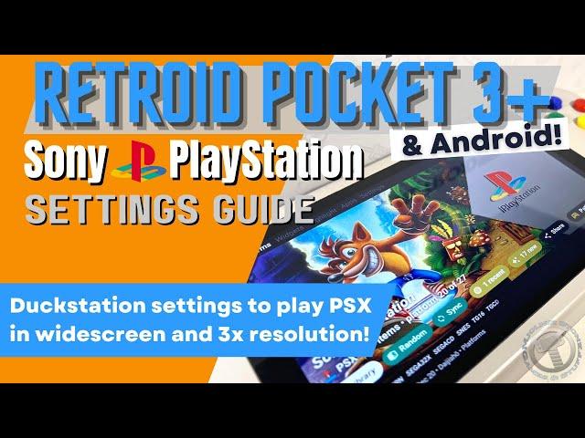 Retroid Pocket 3+ PlayStation Settings & Gameplay | Duckstation | Android | Retro Gaming | PSX