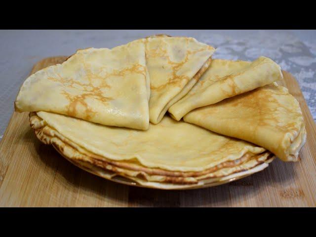 Обалденные Домашние БЛИНЫ (БЛИНЧИКИ) - Вкусно и Быстро! Не прилипают к сковороде. ОЧЕНЬ вкусные.