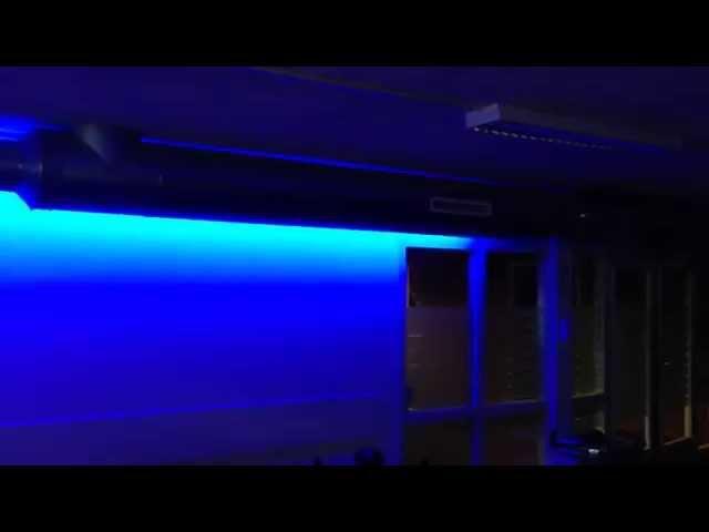 Ledstrip Achmea Health Center Epe RPM zaal RGB led