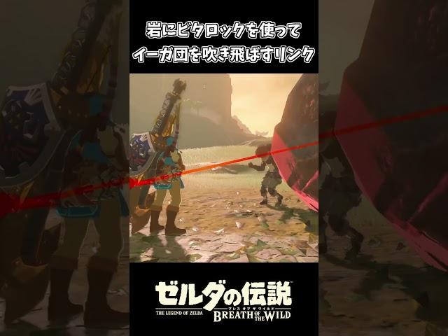 イーガ団をビタロックを使って吹き飛ばすリンクｗｗ【ゼルダの伝説 ブレス オブ ザ ワイルド】