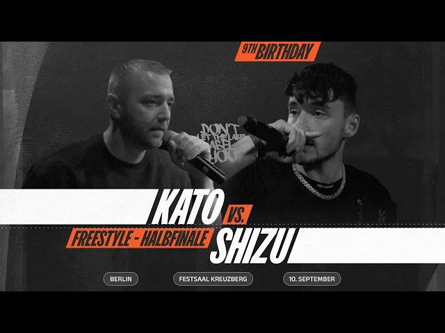 Kato vs Shizu // Freestyle Halbfinale 1/2 // Rapbattle Berlin @ 9th Birthday // DLTLLY