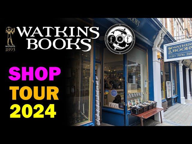 Watkins Books tour 2024 - the Biggest Esoteric and Occult book shop in London