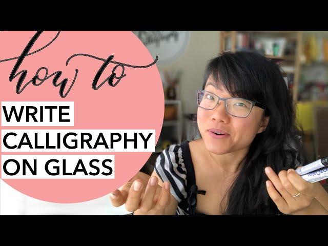 Calligraphy on Glass | CROOKED CALLIGRAPHY