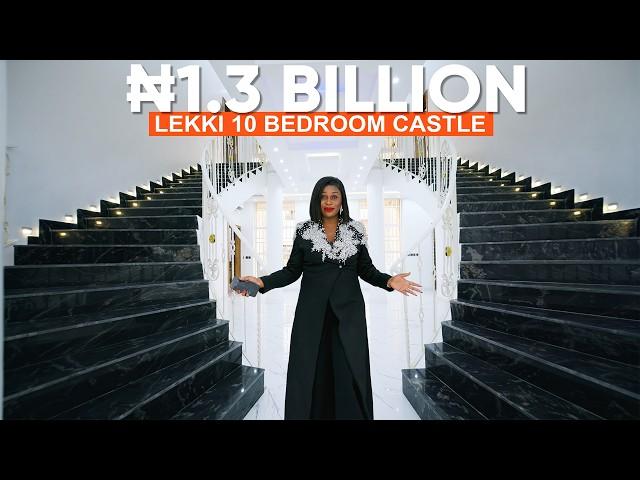 Inside a ₦1.3 Billion ($812,000) Lekki Mansion: 10-Bedroom Victorian Elegance with Modern Luxury!