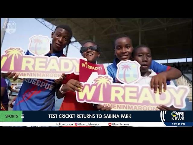 Test Cricket Returns to Sabina Park | Sports | @CVMTVNews