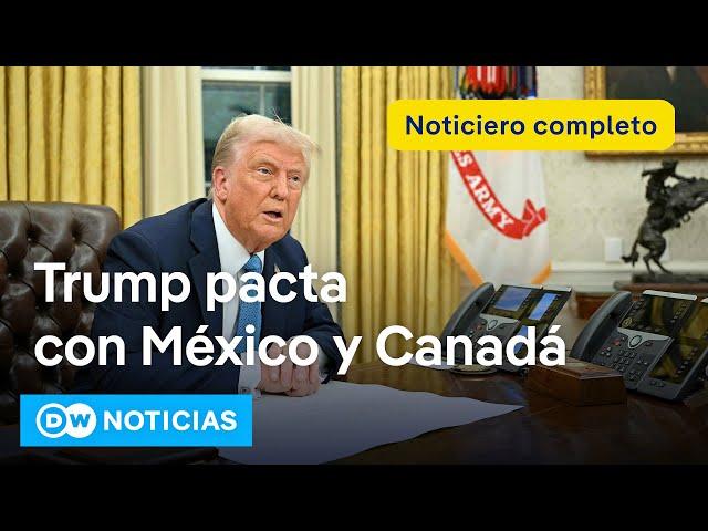  DW Noticias del 3 de febrero: Tregua de 30 días en la guerra comercial [Noticiero completo]